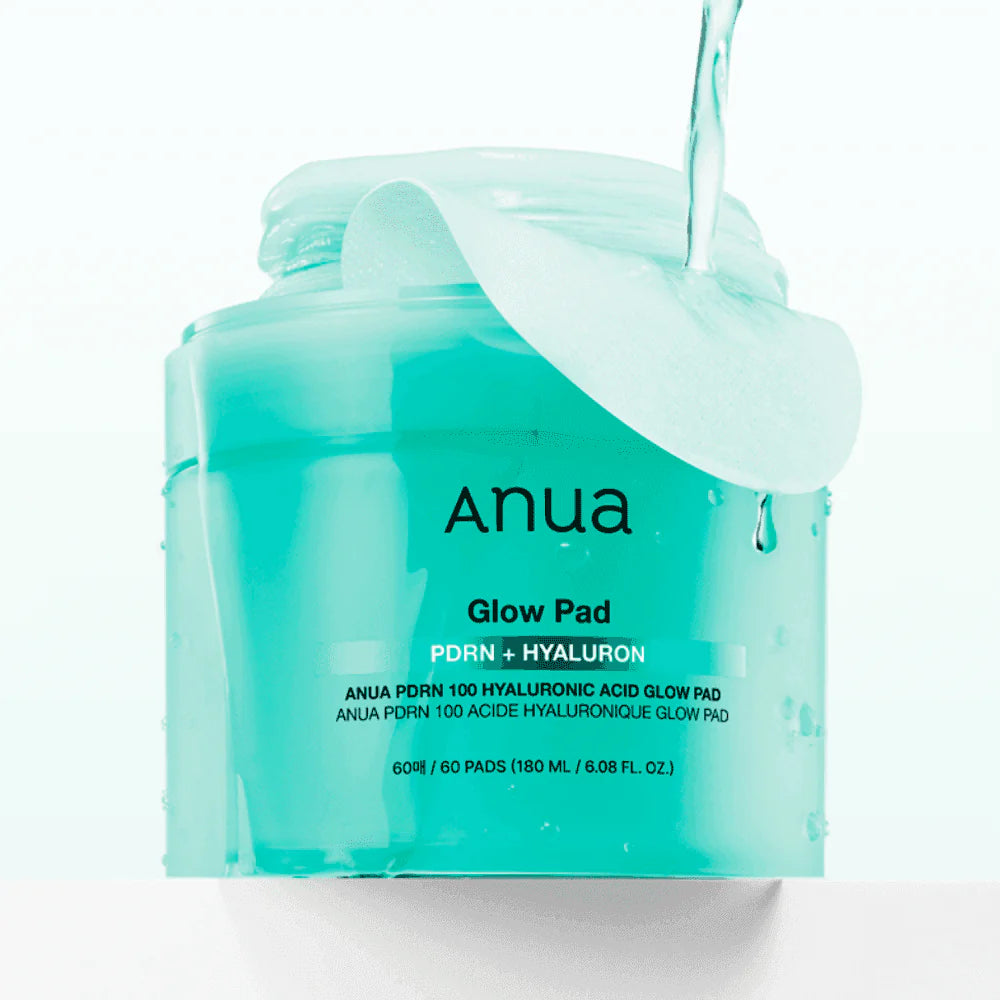 Anua – PDRN 100 Hyaluronic Acid Glow Pad, 60 pcs