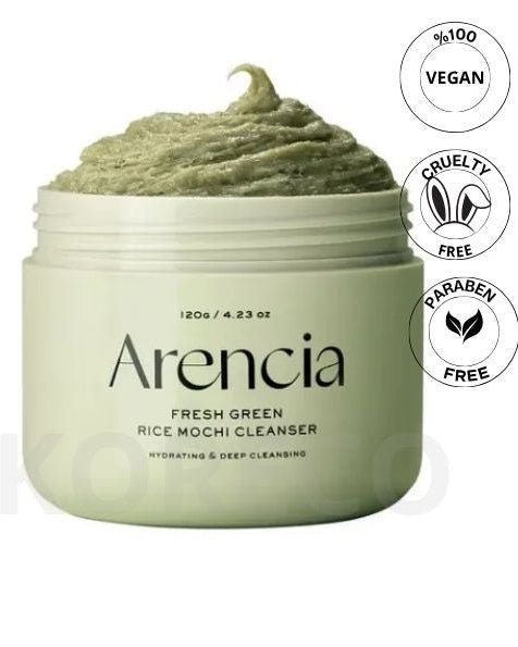 Arencia – Fresh Green Rice Mochi Cleanser