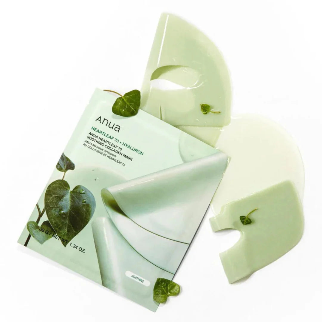Anua – Heartleaf 70 Soothing Collagen Mask