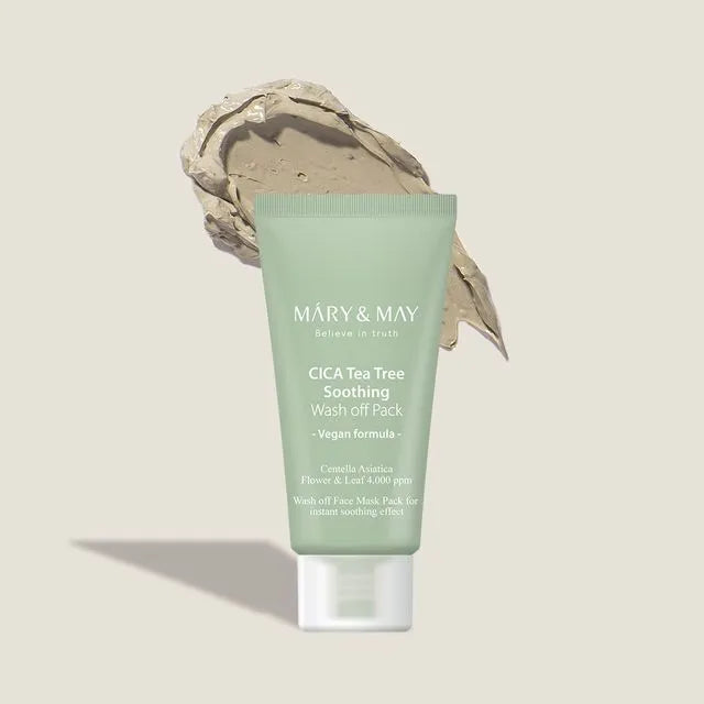 Mary & May – Cica Tea Tree Soothing Wash Off Pack – 30g