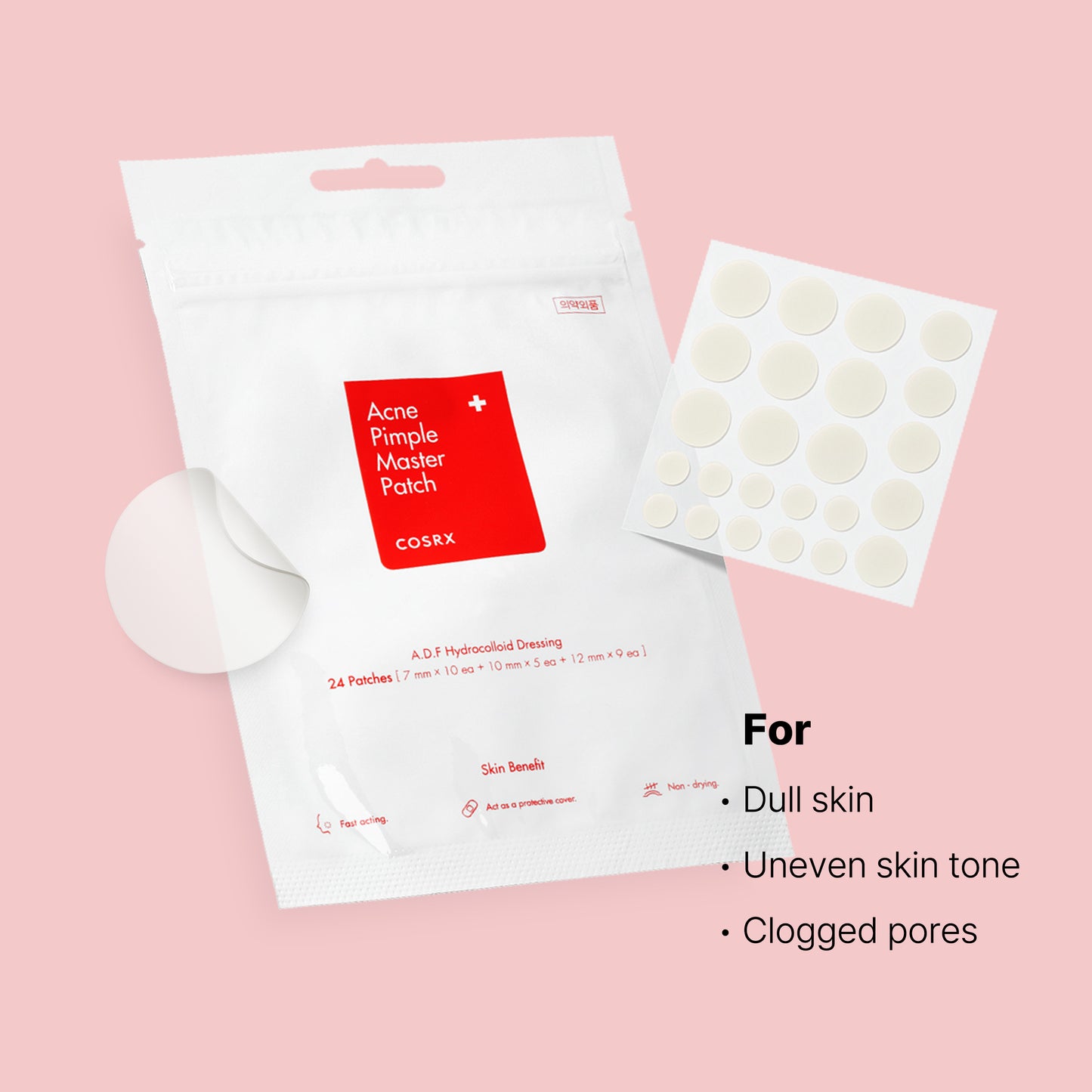 COSRX- Acné Pimple Master Patch, 24 count
