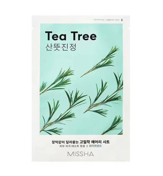Missha – Airy Fit Tea Tree Sheet Mask, 19g
