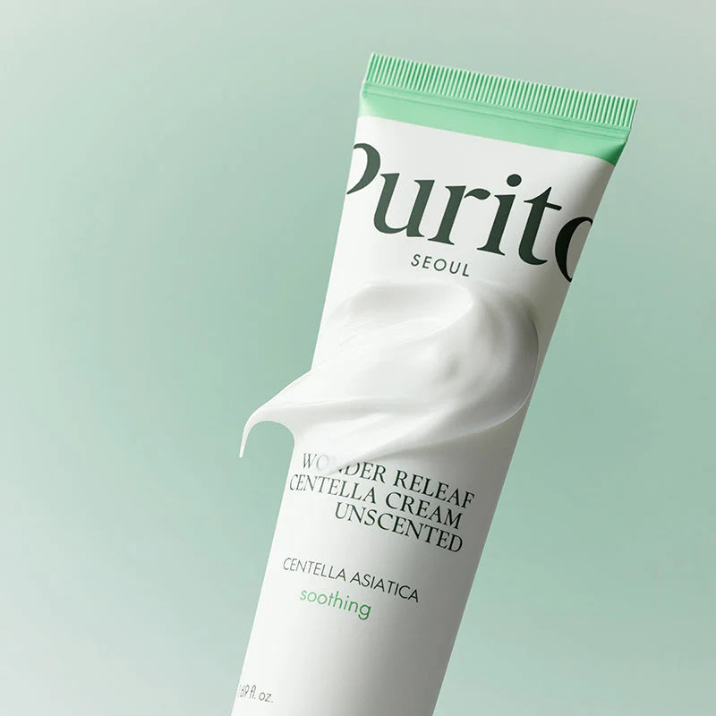 PURITO – Wonder Releaf Centella Cream Unscented-Crème centella apaisante sans parfum