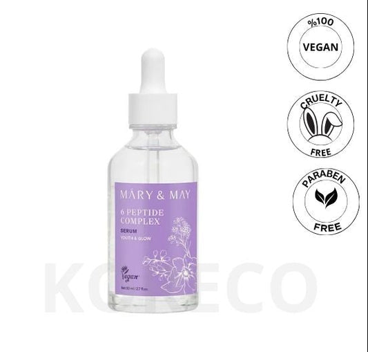 Mary & May – 6 Peptide Complex Serum, 80ml