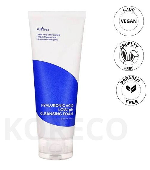 Isntree – Hyaluronic Acid Low-ph Cleansing Foam, 150ml
