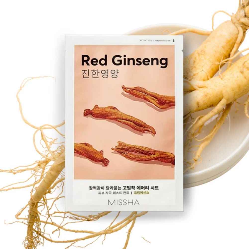 Missha – Airy Fit Sheet Mask – Red Ginseng