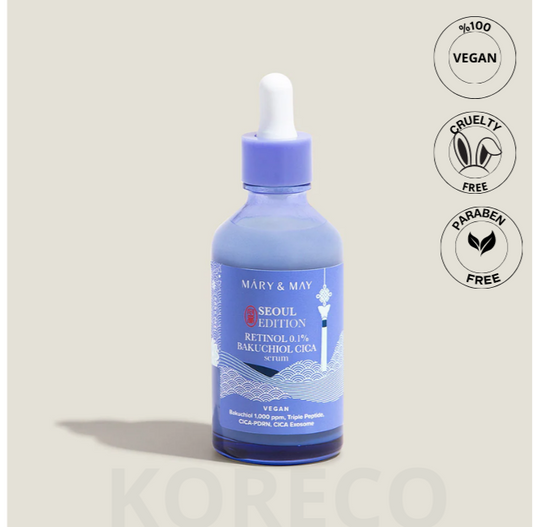 Mary & May – Sérum Rétinol 0.1% + Bakuchiol + Cica 80 ml
