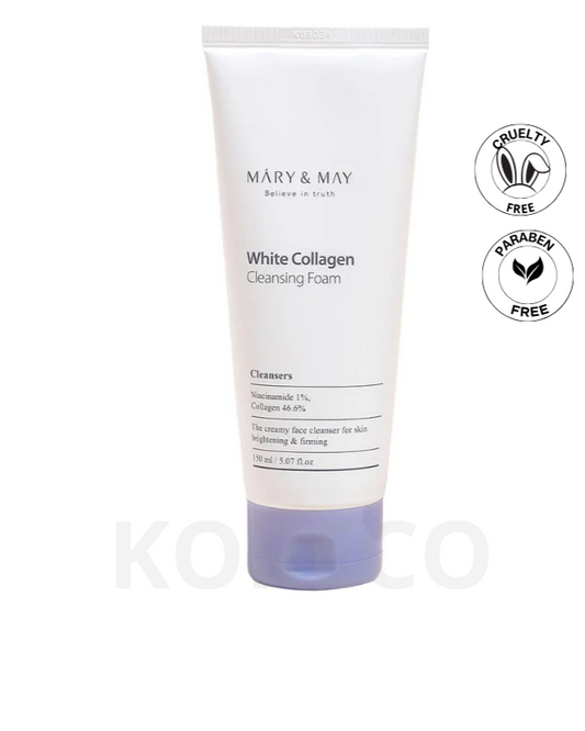 MARY&MAY- WHITE COLLAGEN CLEANSING FOAM 150ML