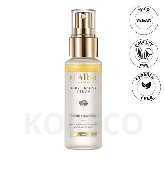 d'alba first spray serum