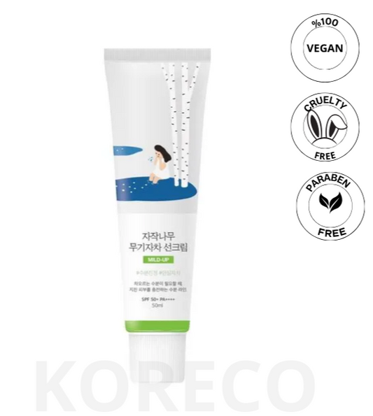 Round Lab - Birch Moisturizing Sunscreen SPF 50+ 50ml