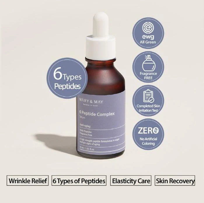 Mary&May - 6 PEPTIDE COMPLEX SERUM 30ML