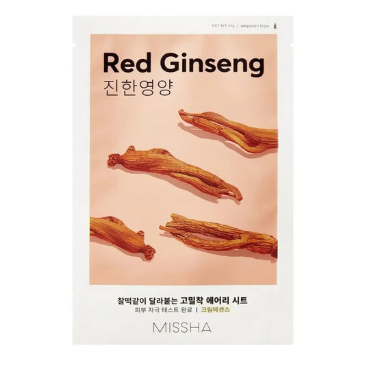 Missha – Airy Fit Sheet Mask – Red Ginseng